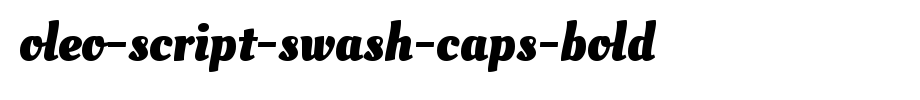 Oleo-script-swash-caps-bold.ttf English font download