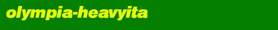 Olympia-HeavyIta.ttf English font download
(Art font online converter effect display)