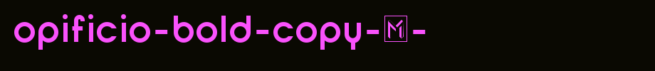 Opificio-Bold-copy-1-.ttf English font download