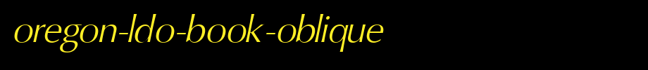 Oregon-LDO-Book-Oblique.ttf English font download
(Art font online converter effect display)