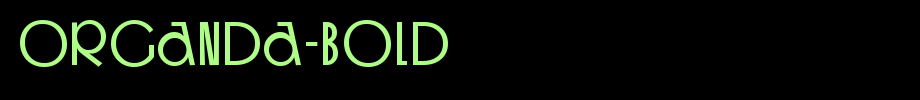 Organda-Bold.ttf English font download