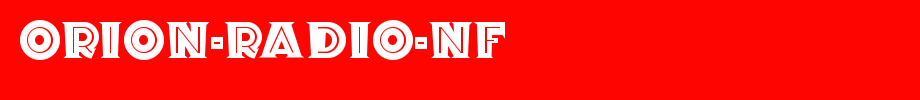 Orion-Radio-NF.ttf English font download