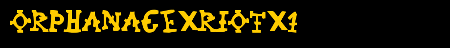 Orphanage-Riot-1.ttf English font download
(Art font online converter effect display)