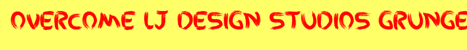 Overcome-LJ-design-studios-grunge.ttf English font download
(Art font online converter effect display)