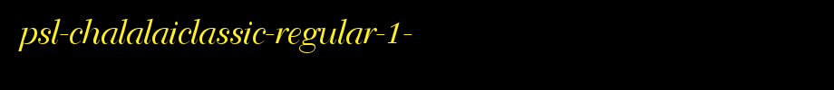 PSL-ChalalaiClassic-Regular-1-.ttf
(Art font online converter effect display)