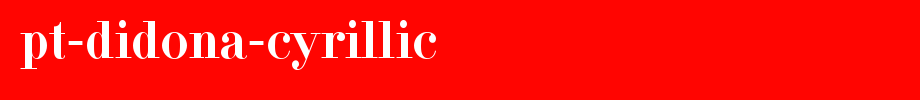 PT-Didona-Cyrillic.ttf
(Art font online converter effect display)