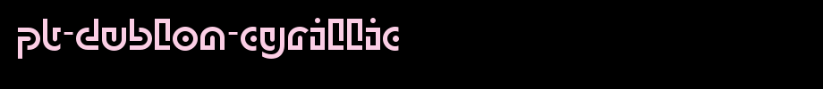 PT-Dublon-Cyrillic.ttf
(Art font online converter effect display)