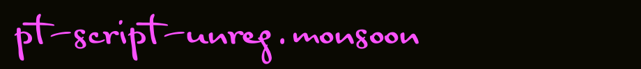PT-Script-Unreg.Monsoon.ttf
(Art font online converter effect display)