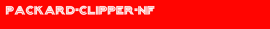Packard-Clipper-NF.ttf
(Art font online converter effect display)