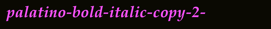 Palatino-Bold-Italic-copy-2-.ttf
(Art font online converter effect display)