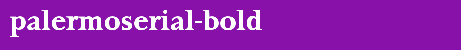 PalermoSerial-Bold.ttf
(Art font online converter effect display)