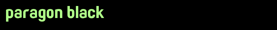 Paragon-Black.ttf
(Art font online converter effect display)