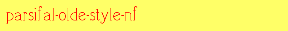Parsifal-Olde-Style-NF_英文字体字体效果展示