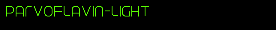 Parvoflavin-Light.ttf
(Art font online converter effect display)