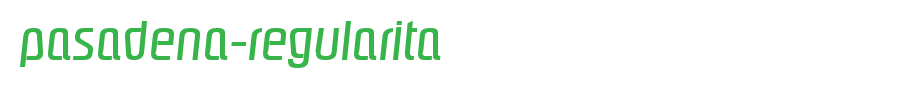 Pasadena-RegularIta.ttf
(Art font online converter effect display)
