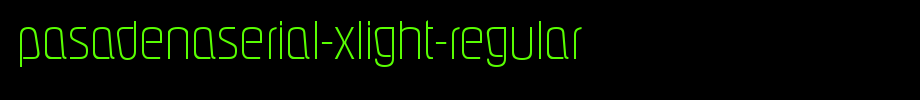 PasadenaSerial-Xlight-Regular.ttf
(Art font online converter effect display)