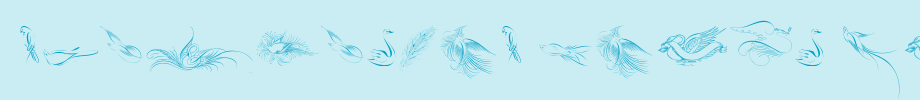Penmanship-Birds-Free.ttf
(Art font online converter effect display)