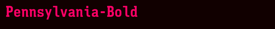 Pennsylvania-Bold_ English font
(Art font online converter effect display)