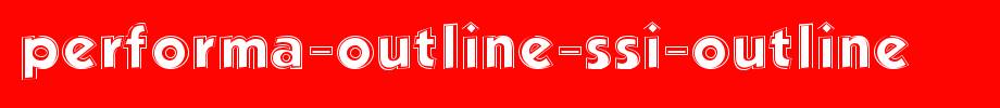 Performa-Outline-SSi-Outline.ttf
(Art font online converter effect display)