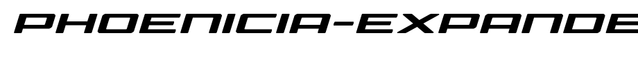 Phoenicia-Expanded-Italic.ttf
(Art font online converter effect display)