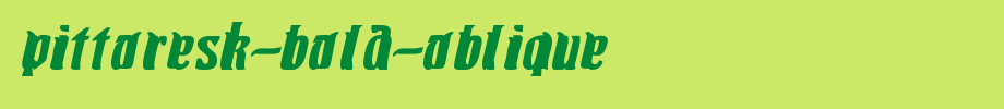 Pittoresk-Bold-Oblique.ttf
(Art font online converter effect display)