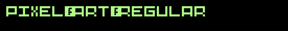 Pixel-Art-Regular.ttf(字体效果展示)