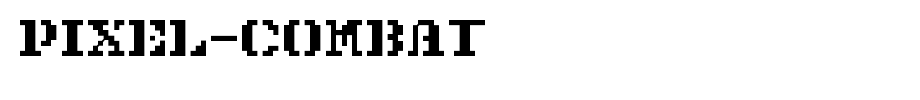 Pixel-Combat.otf
(Art font online converter effect display)