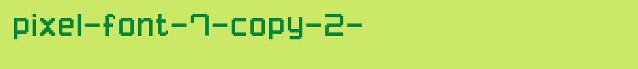 Pixel-Font-7-copy-2-.ttf(字体效果展示)