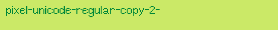 Pixel-UniCode-Regular-copy-2-.ttf
(Art font online converter effect display)