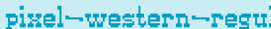 Pixel-Western-Regular.ttf
(Art font online converter effect display)