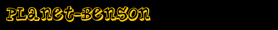 Planet-Benson.ttf
(Art font online converter effect display)