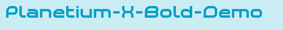 Planetium-X-Bold-Demo_ English font
(Art font online converter effect display)