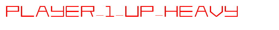 Player-1-Up-Heavy.ttf
(Art font online converter effect display)