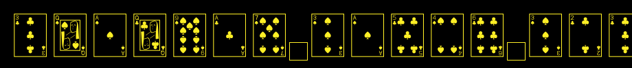 Playing-Cards-copy-1-.ttf(字体效果展示)