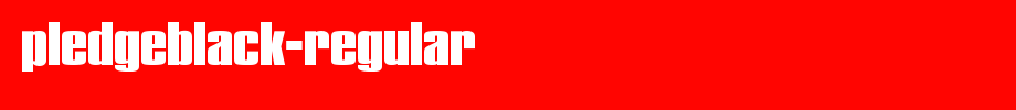 PledgeBlack-Regular.ttf
(Art font online converter effect display)