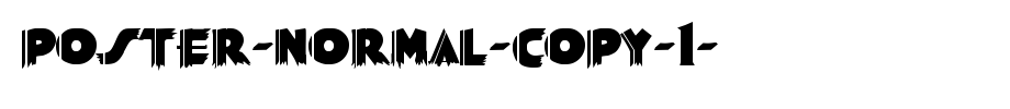 Poster-Normal-copy-1-.ttf
(Art font online converter effect display)