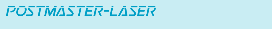 Postmaster-Laser.ttf(字体效果展示)