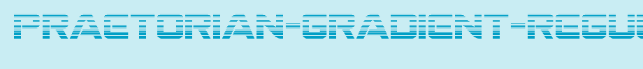 Praetorian-Gradient-Regular.ttf
(Art font online converter effect display)