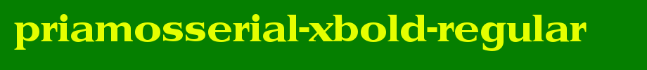 PriamosSerial-Xbold-Regular.ttf
(Art font online converter effect display)