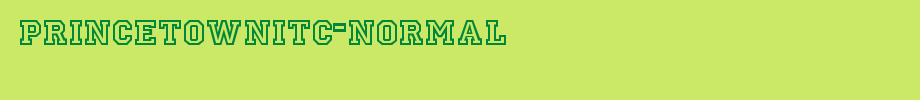 PrincetownITC-Normal.ttf
(Art font online converter effect display)