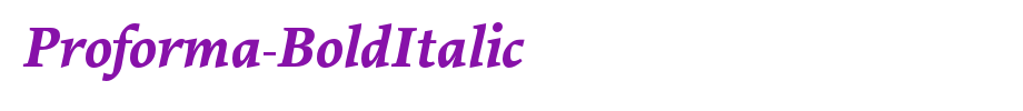 Proforma-BoldItalic_ English font
(Art font online converter effect display)