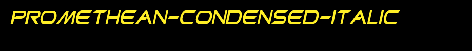 Promethean-Condensed-Italic.ttf(字体效果展示)