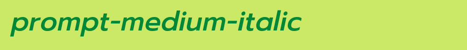 Prompt-Medium-Italic.ttf(字体效果展示)