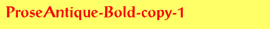 ProseAntique-Bold-copy-1_英文字体