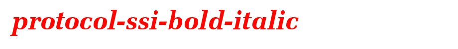 Protocol-SSi-Bold-Italic.ttf
(Art font online converter effect display)