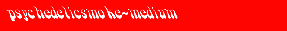 PsychedelicSmoke-Medium.ttf
(Art font online converter effect display)