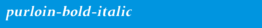 Purloin-Bold-Italic_ English font
(Art font online converter effect display)