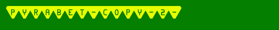 Pyrabet-copy-2-.ttf(字体效果展示)