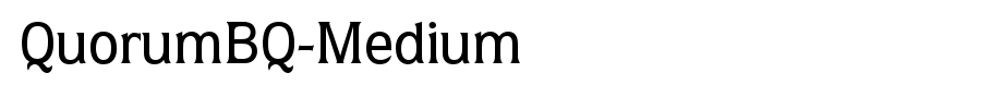 QuorumBQ-Medium_英文字体