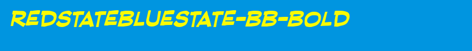 RedStateBlueState-BB-Bold.ttf 好看的英文字体(字体效果展示)